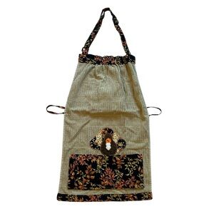 Thanksgiving Turkey Kids Petite Woman Handmade Apron with Pockets
